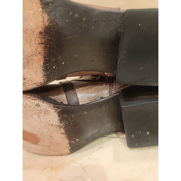 Brown Leather Ankle Boots - Picture 12 of 14